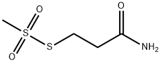 [2-(Aminocarbonyl)ethyl] Methanethiosulfonate Structure