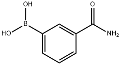 3-カルバモイルフェニルボロン酸 化学構造式