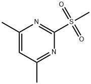 4,6-Dimethyl-2-methylsulfonylpyrimidine Struktur