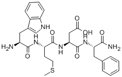 TRP-MET-ASP-PHE-NH2,35144-91-3,结构式