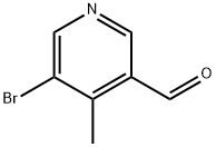 5-ブロモ-4-メチルニコチンアルデヒド 化学構造式