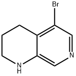 5-溴-1,2,3,4-四氢-1,7-萘啶,351457-97-1,结构式