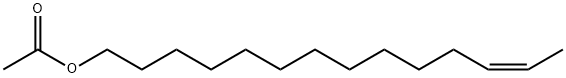 酢酸(12Z)-12-テトラデセニル 化学構造式