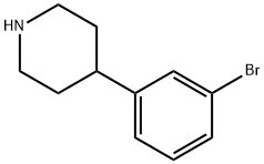 4-(3-BROMOPHENYL) PIPERIDINE Struktur