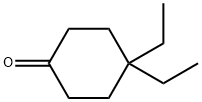 4,4-ジエチルシクロヘキサノン 化学構造式