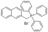 (2-NAPHTHYLMETHYL)(TRIPHENYL)PHOSPHONIUM BROMIDE 化学構造式