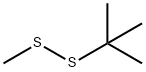 tert-Butylmethyl persulfide 结构式