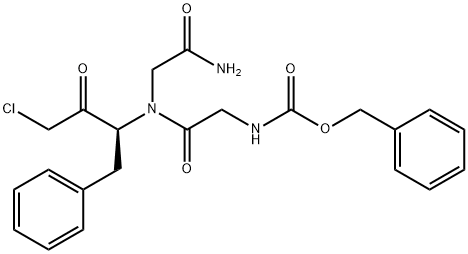 Z-GLY-GLY-PHE-CHLOROMETHYLKETONE Structure