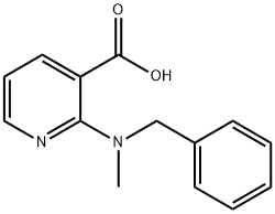 N-Methyl-2-benzylaminonicotinsaeure,35174-13-1,结构式