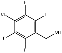4-Chloro-2,3,5,6-tetrafluorobenzylalcohol 化学構造式