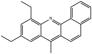 9,11-Diethyl-7-methylbenz[c]acridine 结构式