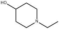 1-エチル-4-ピペリジノール 化学構造式