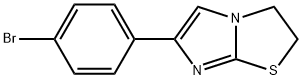 6-(4-溴苯基)-2,3-二氢咪唑并[2,1-B]噻唑 结构式