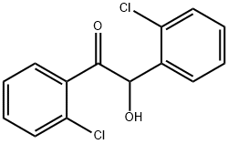 1,2-Bis(2-chlorophenyl)-2-hydroxyethanone Struktur