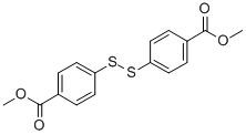 bis（p-（mewthoxycarbonyl）phenyl）disulfide Struktur