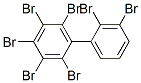 ヘプタブロモビフェニル 化学構造式