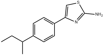 4-(4-SEC-BUTYL-PHENYL)-THIAZOL-2-YLAMINE Structure