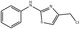 (4-CHLOROMETHYL-THIAZOL-2-YL)-PHENYL-AMINE Structure