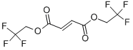 マレイン酸ビス(2,2,2-トリフルオロエチル) 化学構造式