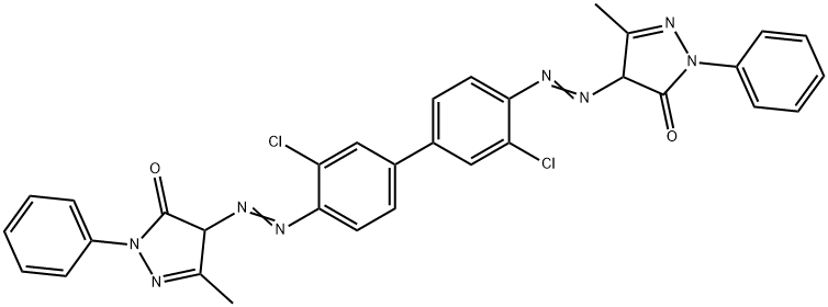 4,4'-[(3,3'-Dichlor[1,1'-biphenyl]-4,4'-diyl)bis(azo)]bis[2,4-dihydro-5-methyl-2-phenyl-3H-pyrazol-3-on]