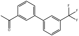 1-(3'-TRIFLUOROMETHYLBIPHENYL-3-YL)ETHANONE Struktur