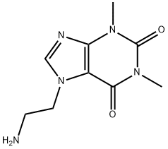 7-(2-aminoethyl)-3,7-dihydro-1,3-dimethyl-1H-purine-2,6-dione Structure
