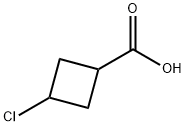 3-クロロシクロブタンカルボン酸 化学構造式