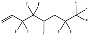 3,3,4,4,7,7,8,8,8-Nonafluoro-5-iodo-1-octene Struktur