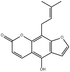 アロイソインペラトリン 化学構造式