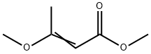 3-メトキシ-2-ブテン酸メチル 化学構造式