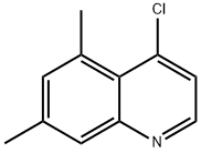 4-氯-5,7-二甲基喹啉 结构式