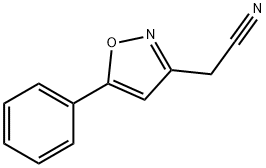 (5-PHENYLISOXAZOL-3-YL)ACETONITRILE, 35221-98-8, 结构式