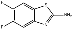 2-氨基-5,6-二氟苯并噻唑,352214-93-8,结构式