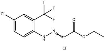 ETHYL 2-CHLORO-2-(2-[4-CHLORO-2-(TRIFLUOROMETHYL)-PHENYL]HYDRAZONO)ACETATE