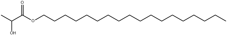2-ヒドロキシプロピオン酸オクタデシル 化学構造式