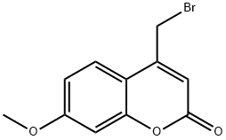 4-Bromomethyl-7-methoxycoumarin Struktur