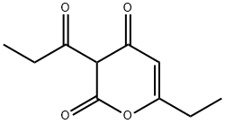 6-乙基-3-丙酰基-2H-吡喃-2,4(3H)-二酮, 35236-85-2, 结构式