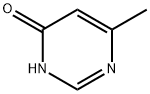 4-Hydroxy-6-methylpyrimidine Struktur
