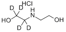 ビス(2-ヒドロキシエチル)-1,1,2,2-D4-アミン 化学構造式