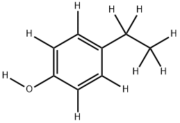 4-ETHYLPHENOL-D10 Structure