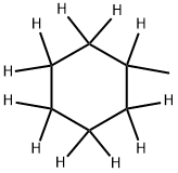 メチルシクロヘキサン‐D11(リング‐D11) 化学構造式