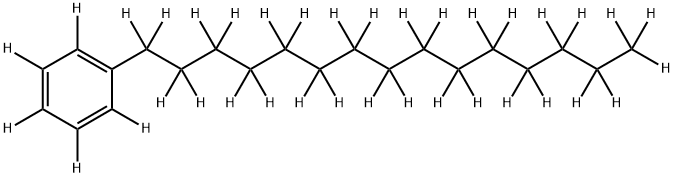1-フェニルペンタデカン-D36 化学構造式
