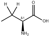 L-2-アミノ酪酸-3,3-D2 化学構造式