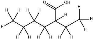 2-ETHYLHEXANOIC-D15 ACID Struktur