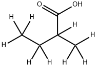 2-METHYLBUTYRIC-D9 ACID Struktur