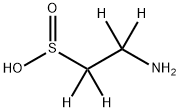 2-アミノエタン-D4-スルフィン酸 化学構造式