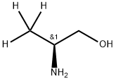 S(+)-2-アミノ-1-プロパノール-3,3,3-D3 化学構造式