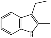 2-メチル-3-エチル-1H-インドール 化学構造式