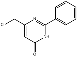 6-(氯甲基)-2-苯基嘧啶-4-醇,35252-98-3,结构式