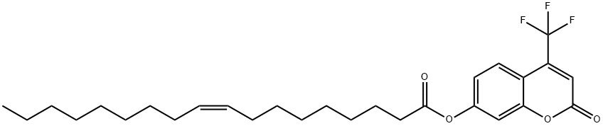 4-(TRIFLUOROMETHYL)UMBELLIFERYL OLEATE Structure